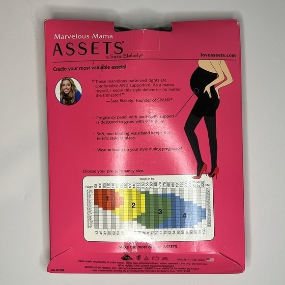 NIB Assets by SPANX Marvelous Mama Maternity Tights - Picture 2 of 3